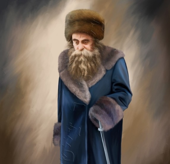 רבי אהרון מבעלזא (ציור: תמר צייטלין)