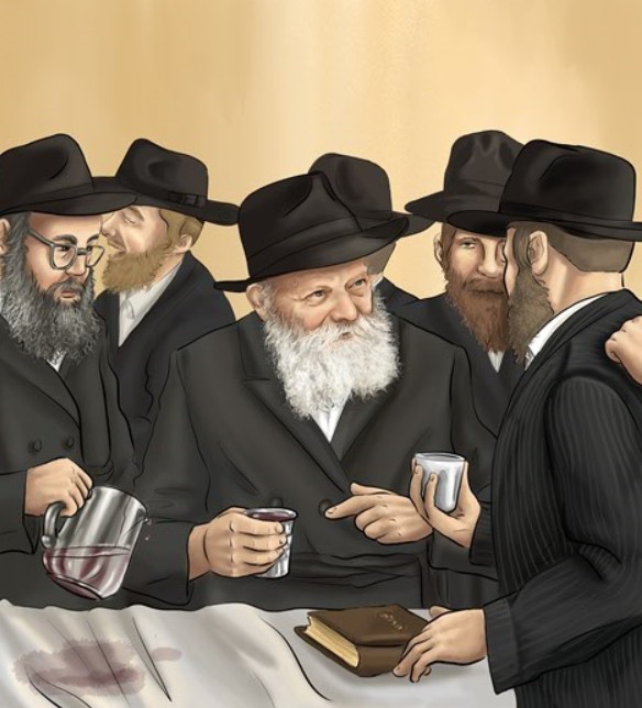 רבי מלובביץ' (ציור: תמר צייטלין)