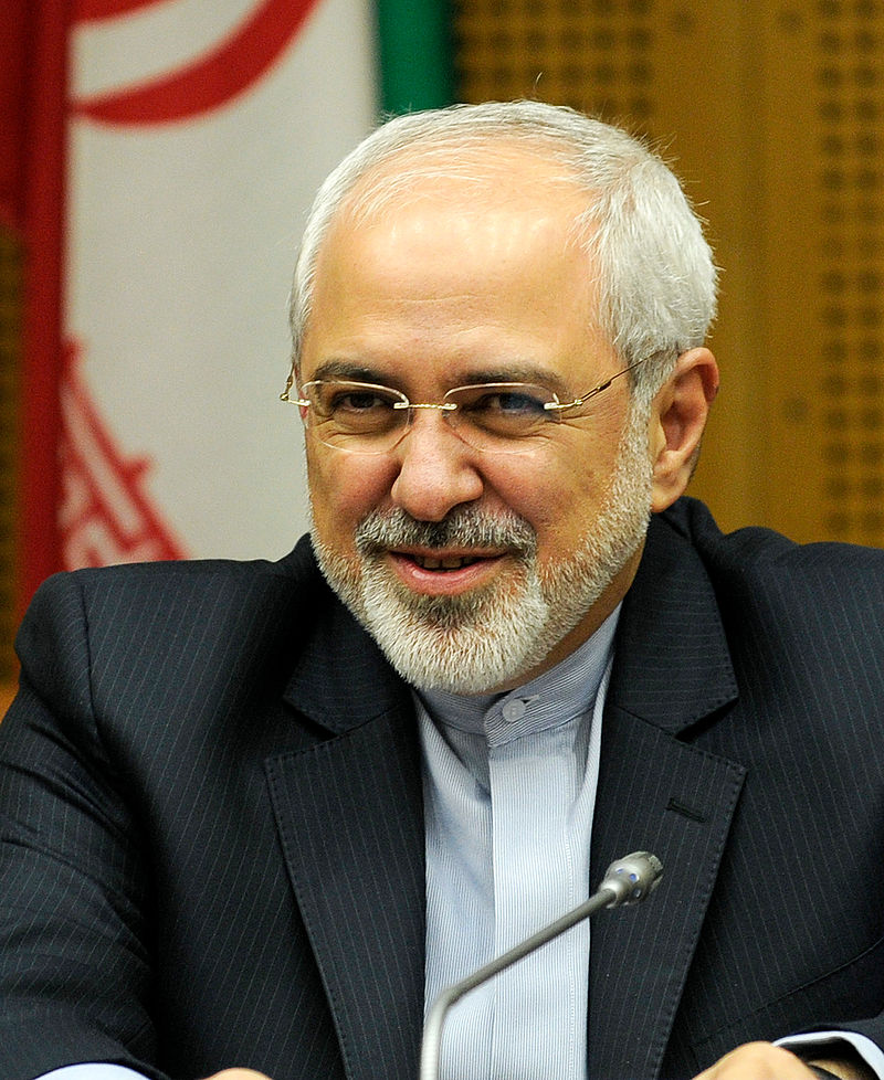 שר החוץ של איראן מוחמד ג'וואד זריף 
