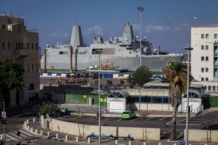 נמל חיפה (צילום: פלאש 90)