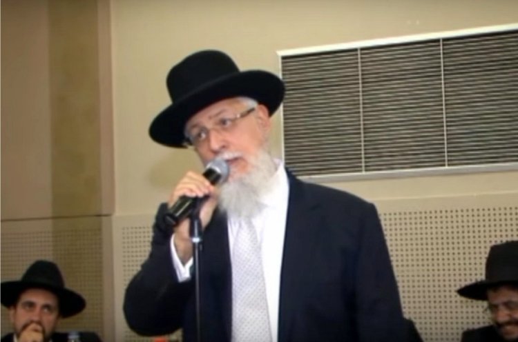 הרב יוסף חיים סיטרוק (צילום מסך יוטיוב)