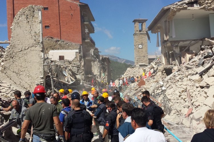 רעידת האדמה באיטליה בחודש אוגוסט (צילום: shutterstock)