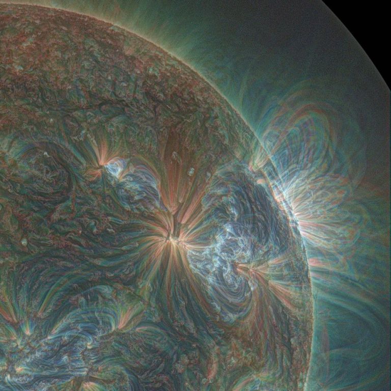 לא יאומן: כך נראית השמש בצילום אולטרא סגול