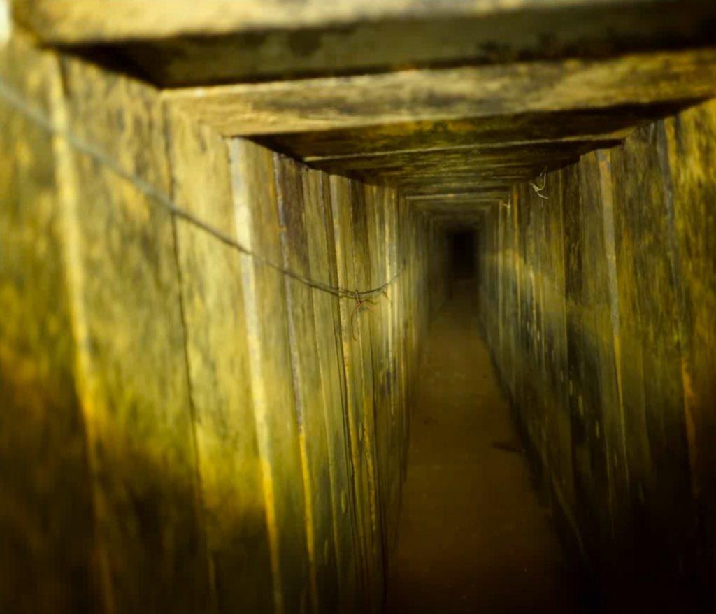 המנהרה שסוכלה (צילום: דובר צה"ל)