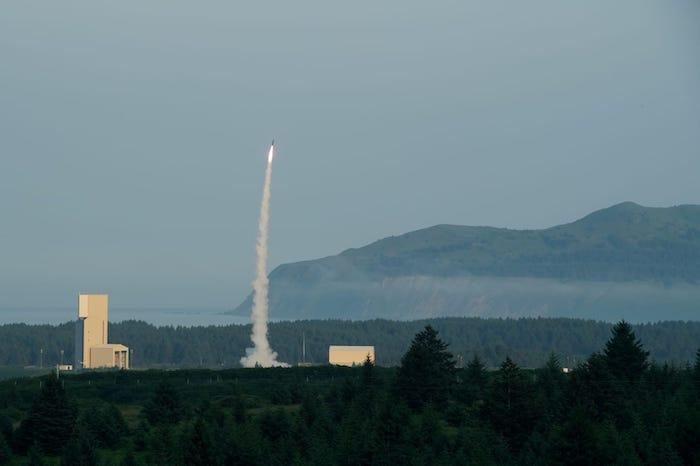 רגע השיגור (צילום: דוברות משרד הביטחון)