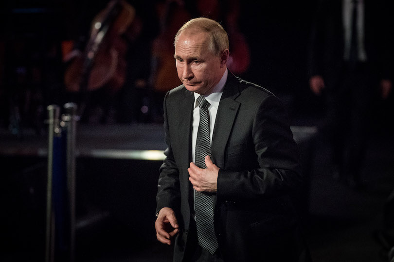 נשיא רוסיה פווטין (צילום: יונתן זינדל, פלאש 90)