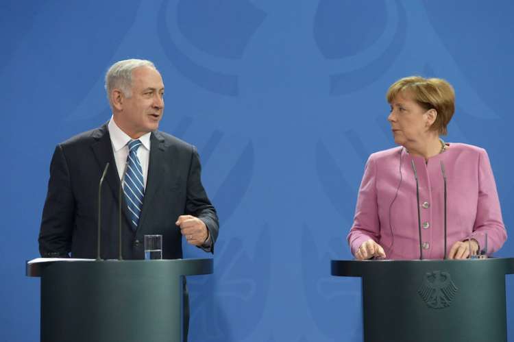 נתניהו ומרקל, ב-2016 (צילום: לע"מ)