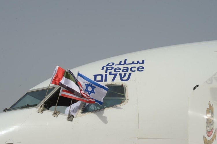 מטוס אל על באבו דאבי (צילום: עמוס בן גרשום, לע''מ)