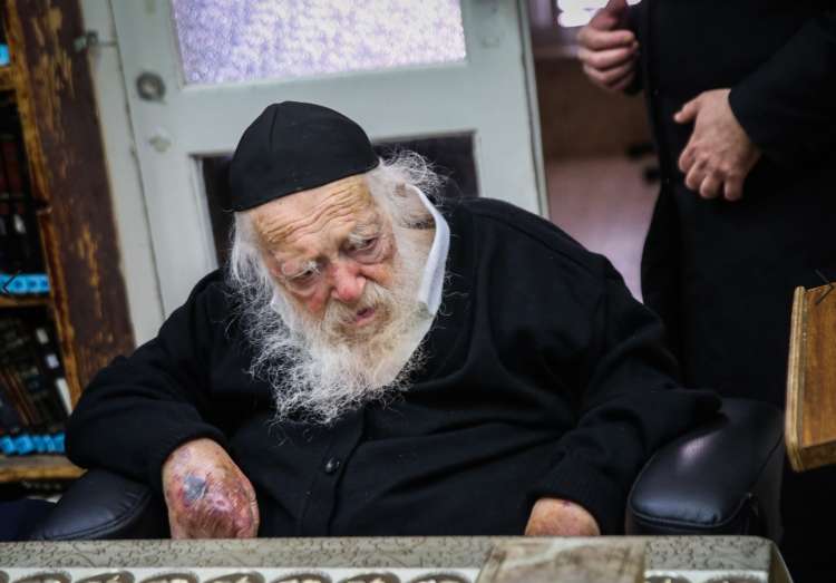 הרב קנייבסקי (צילום: דוד כהן / פלאש 90)