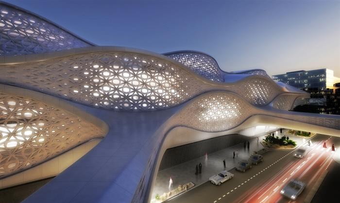 תחנת המטרו על שם המלך עבדאללה (The King Abdullah metro station), ריאד, ערב הסעודית