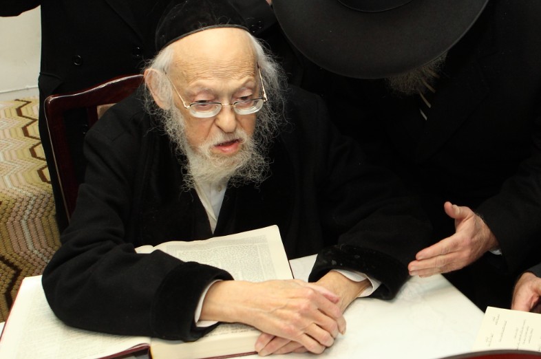 מרן הרב יוסף שלום אלישיב זצ"ל (צילום: יעקב נחומי / פלאש 90)