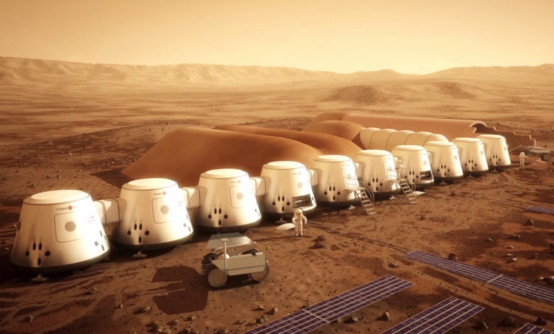 הדמיית בתיהם החדשים של המתיישבים העתידיים במאדים