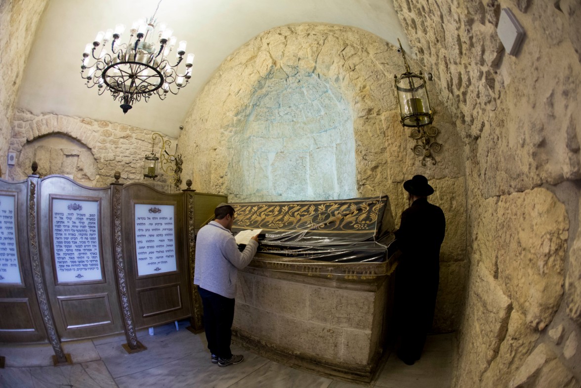 קבר דוד המלך (צילום: יונתן סינדל / פלאש 90)