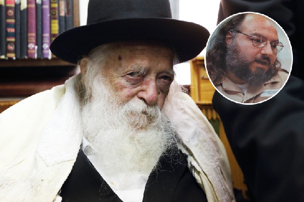 מרן הגר"ח קנייבסקי ויונתן פולארד. עריכה: הידברות (צילום: יעקב נחומי / פלאש 90)