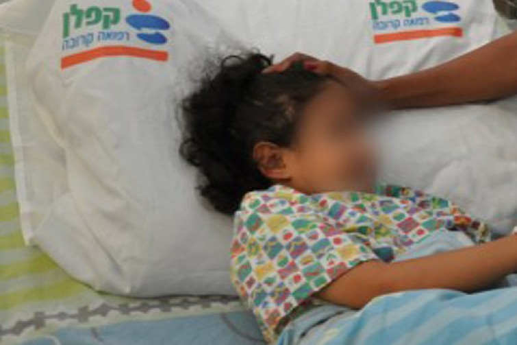  הילדה לא נשמה (צילום: דוברות ביה"ח קפלן)