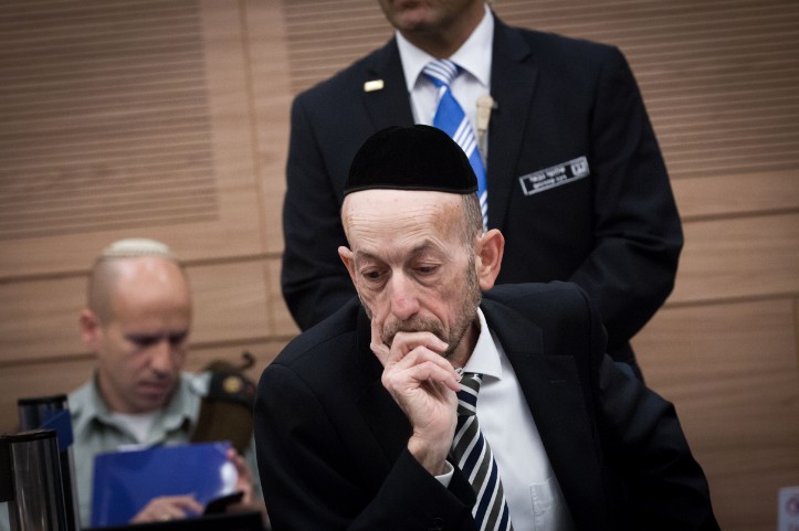 ח"כ אורי מקלב (צילום: מרים אלסטר / פלאש 90)