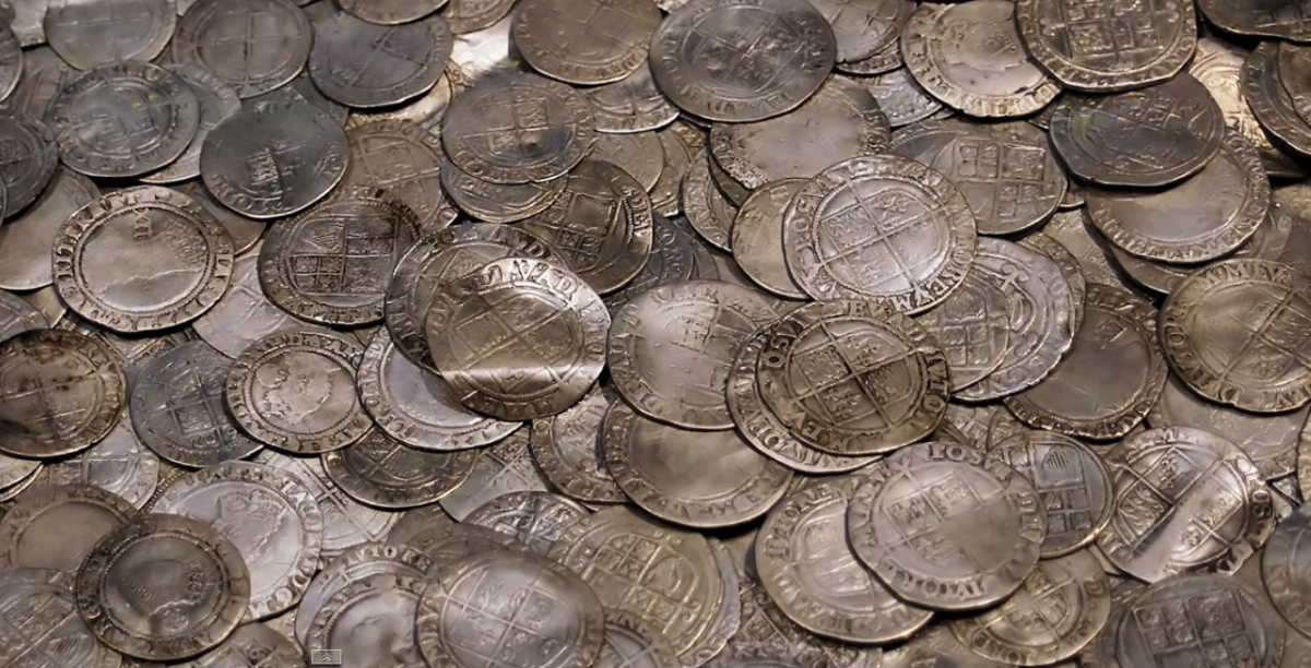 מטבעות הכסף השונים שנמצאו
