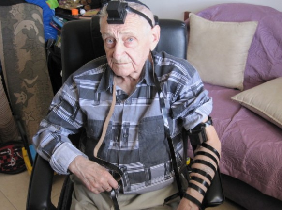 Kaplan's grandfather, may he rest in peace, strengthened in faith because of Kaplan and even laid tefillin before his death