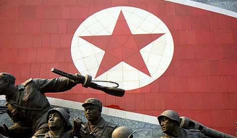 דגל צפון קוריאה (צילום: shutterstock)