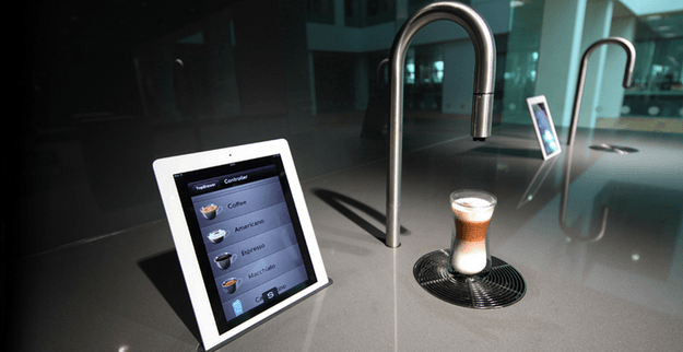 ברז 'בורגני' - קפה במקום מים