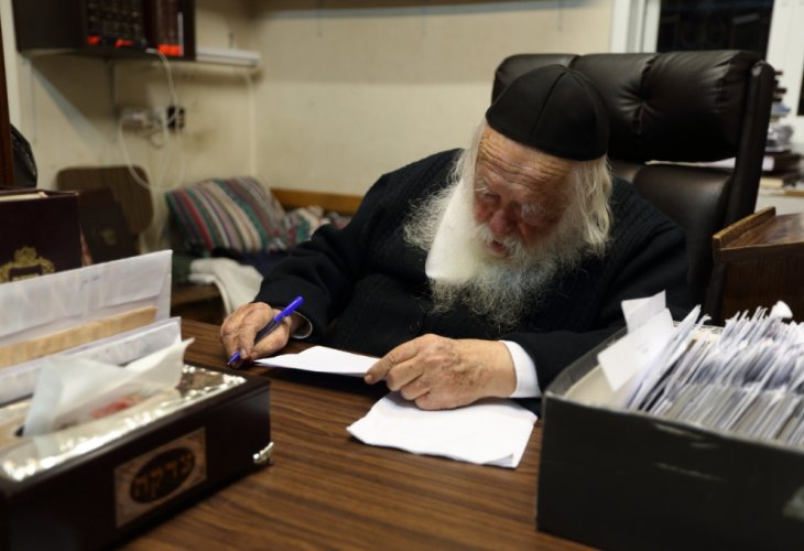 Rabbi Chaim Kanievsky (Photo: Flash 90)