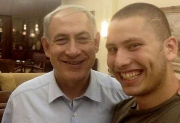 Avner and Benjamin Netanyahu (photo from Instagram)