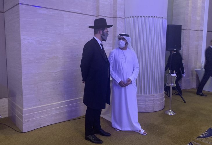 Rabbi Yissachar Dov Krakowski in the United Arab Emirates Rabbi Yissachar Dov Krakowski in the United Arab Emirates