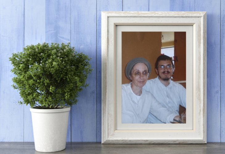 Yonatan Halimi and his mother Sarah ז''ל Yonatan Halimi and his mother Sarah ז''ל