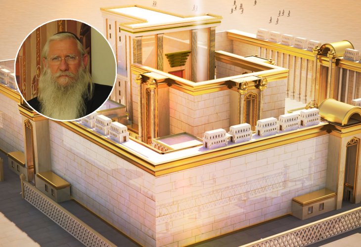 In the circle: Rabbi Menachem Makover (Photo: Mordechai Yorevetsky)