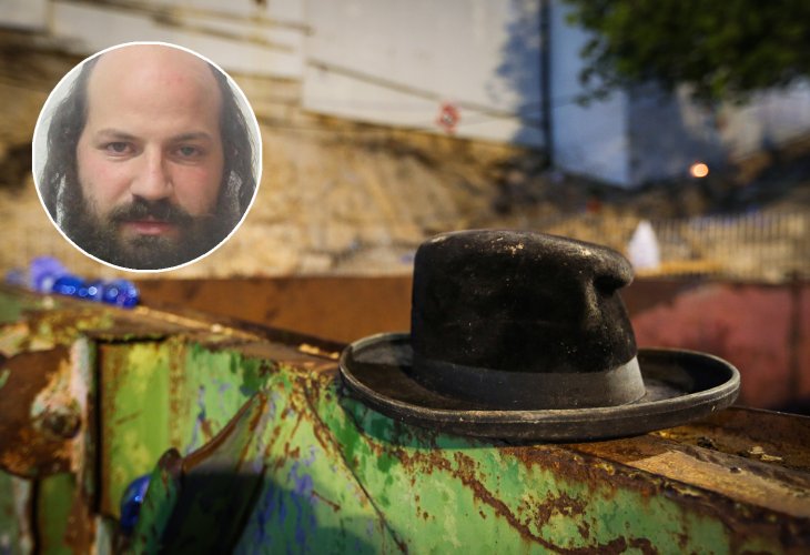 In the circle: Yehuda Rubin (Background photo: Flash 90) In the circle: Yehuda Rubin (Background photo: Flash 90)