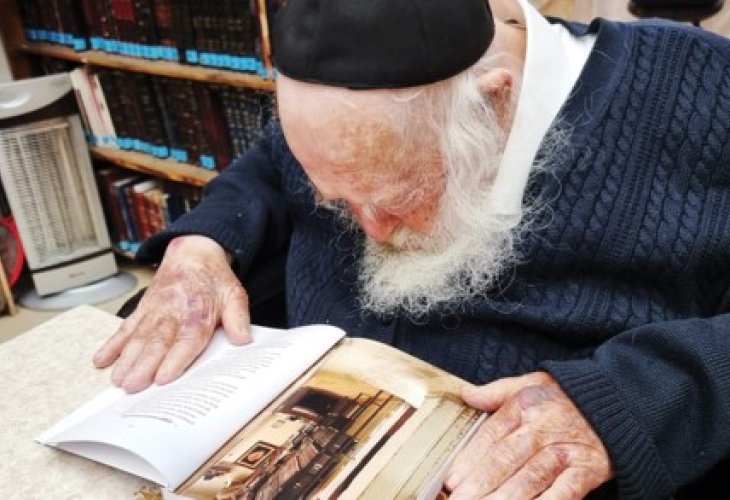 The Rabbi Reviewing the Book