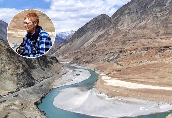 In the circle: Drora Baharal (Photo: Tashi)