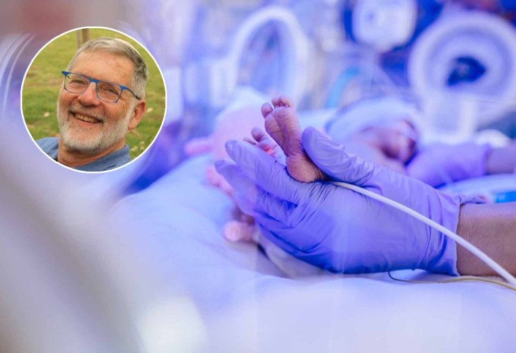 In the circle: Prof. Michael Schimmel (Background photo: shutterstock) In the circle: Prof. Michael Schimmel (Background photo: shutterstock)