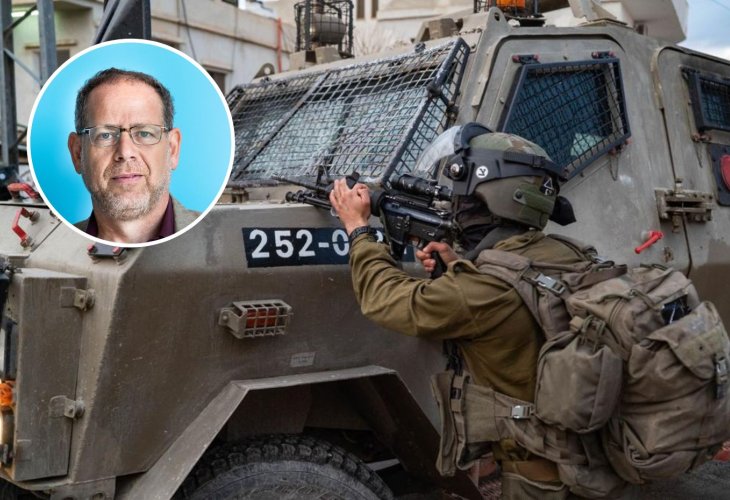 (Illustrative photo: IDF Spokesperson. In the circle: Benjamin Horgan)