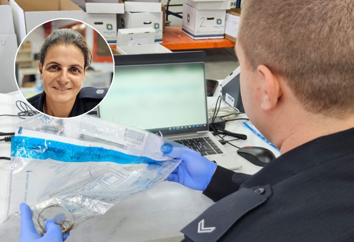 Inset: Chief Superintendent Vered Lichter Saul (Photo: Police Spokesperson) Inset: Chief Superintendent Vered Lichter Saul (Photo: Police Spokesperson)