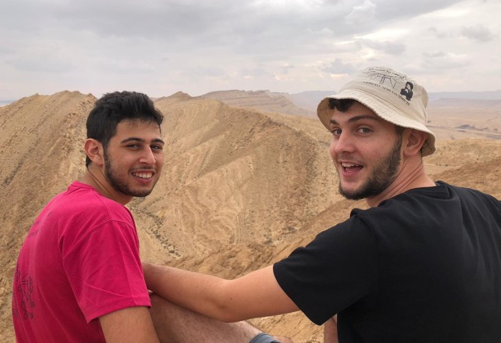 In the photo: Eyal, may his memory be a blessing (left), together with his close friend Michael Ben Hamo, who also fell in the war.