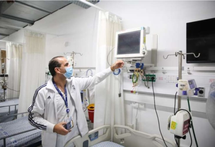 COVID-19 Department at Ziv Hospital in Safed (Photo: David Cohen, Flash 90) COVID-19 Department at Ziv Hospital in Safed (Photo: David Cohen, Flash 90)
