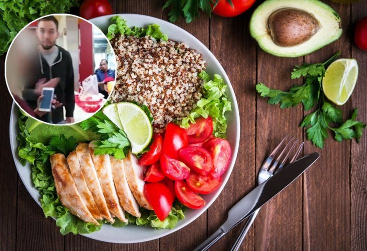 Inset: The soldier in the restaurant (photo: shutterstock) Inset: The soldier in the restaurant (photo: shutterstock)