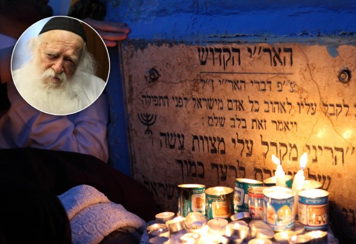 The grave of the Ari Hakadosh in Safed (Photo: Flash 90) The grave of the Ari Hakadosh in Safed (Photo: Flash 90)
