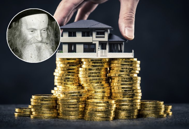 In circle: The Lelover Rebbe