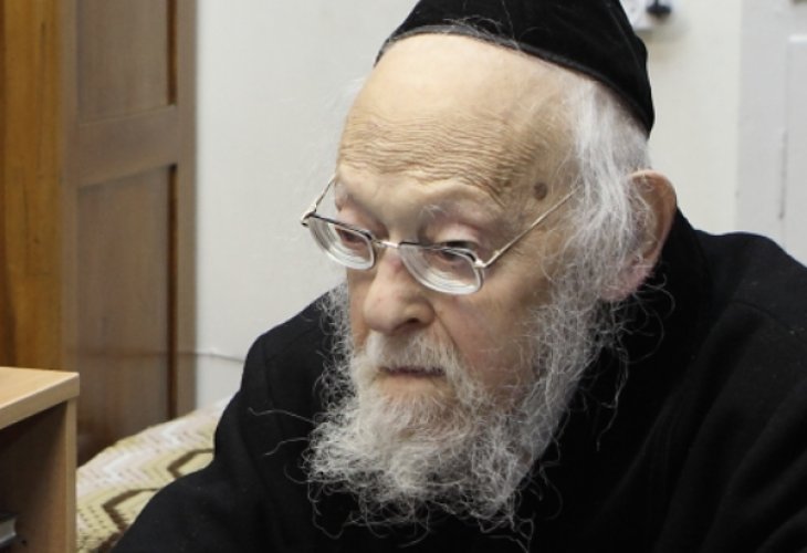 Rabbi Elyashiv (Photo: Flash 90)