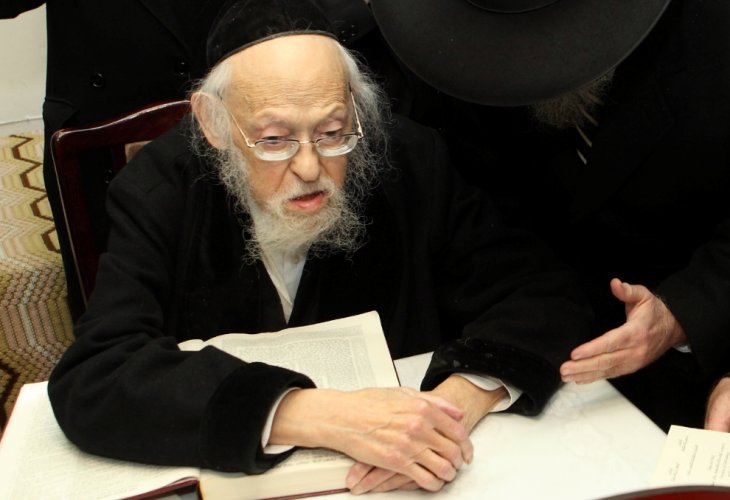 Rabbi Elyashiv (Photo: Flash 90)