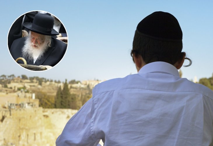 Rabbi Chaim Kanievsky (background image illustration: shutterstock)