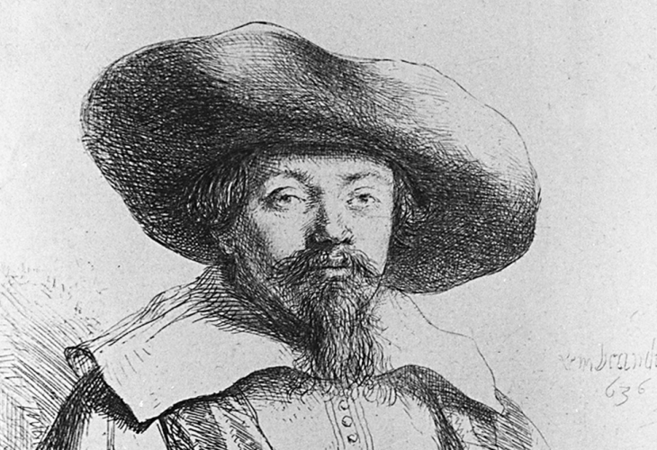 Portrait of Menasseh Ben Israel by Rembrandt