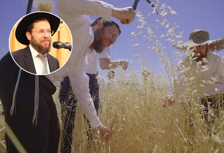 Inset: Rabbi Avraham Zweig