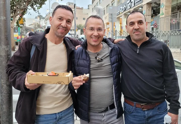 The Sharabi brothers (from left to right: Yossi, may his memory be a blessing, Sharon, and Eli) The Sharabi brothers (from left to right: Yossi, may his memory be a blessing, Sharon, and Eli)