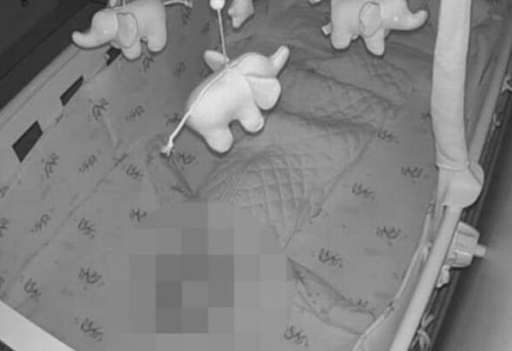 The baby's crib The baby's crib