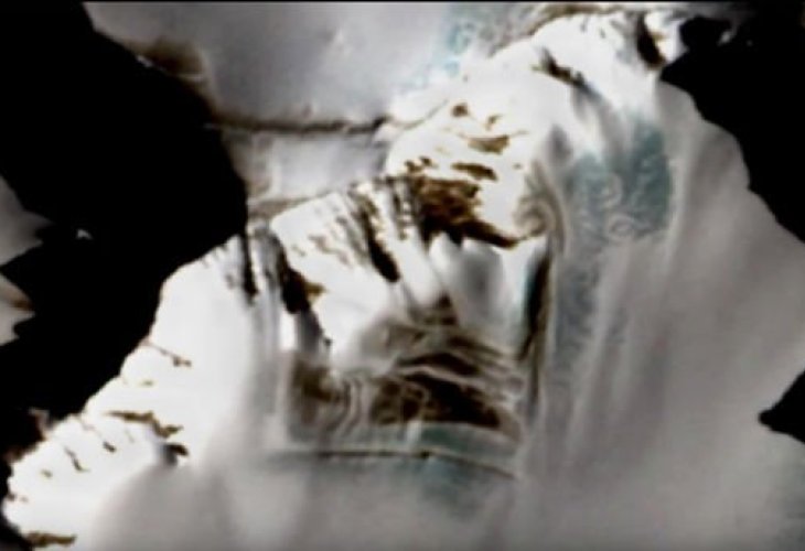 The pyramid found in Antarctica