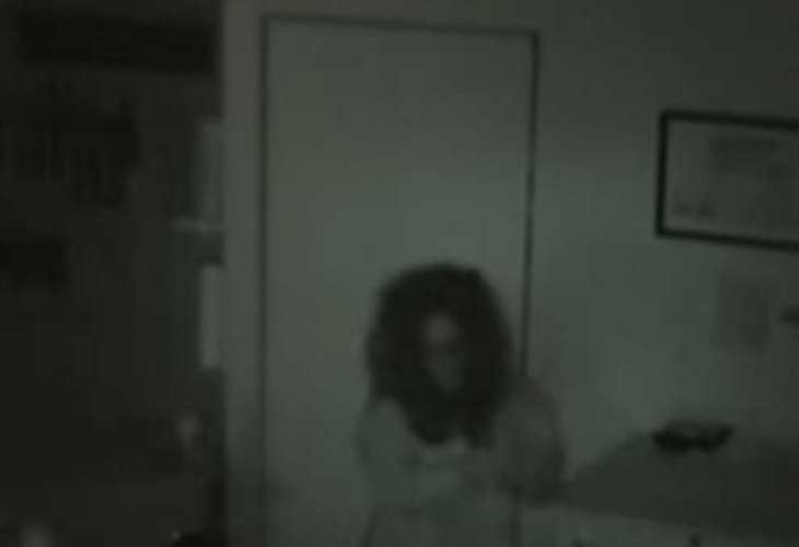 The table and chair used by the intruder to descend to the kitchen floor, refrigerator, and pantry. The table and chair used by the intruder to descend to the kitchen floor, refrigerator, and pantry.