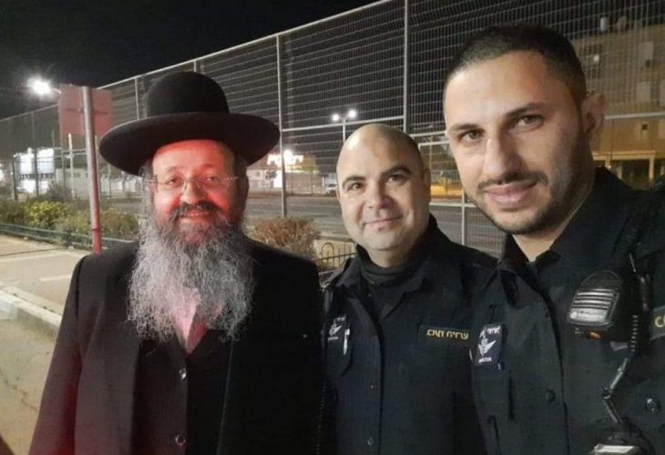 Image posted on Rabbi's official page Image posted on Rabbi's official page